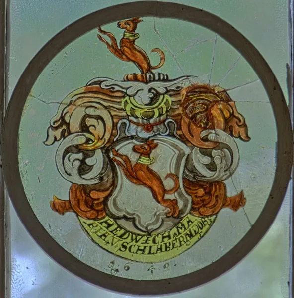 Wappenscheibe der Familie von Schlaberndorf