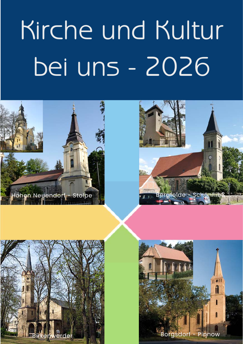 Deckblatt Kirche und Kultur bei uns - 2026